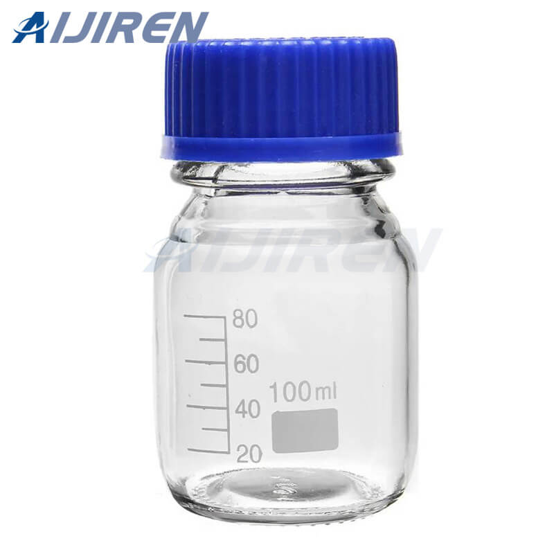 Clear Borosilicate Glass Reagent Bottle with Screw Cap, 500 ml with 